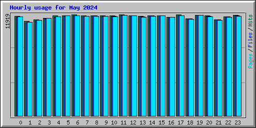 Hourly usage for May 2024